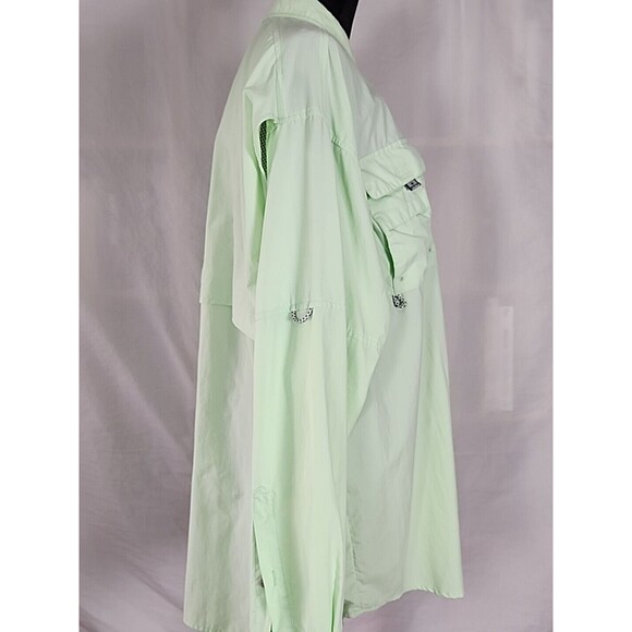 Columbia PFG Omni Shade Shirt Mens X-Large Long Sleeve Fishing Hiking Button Up - Picture 6 of 13
